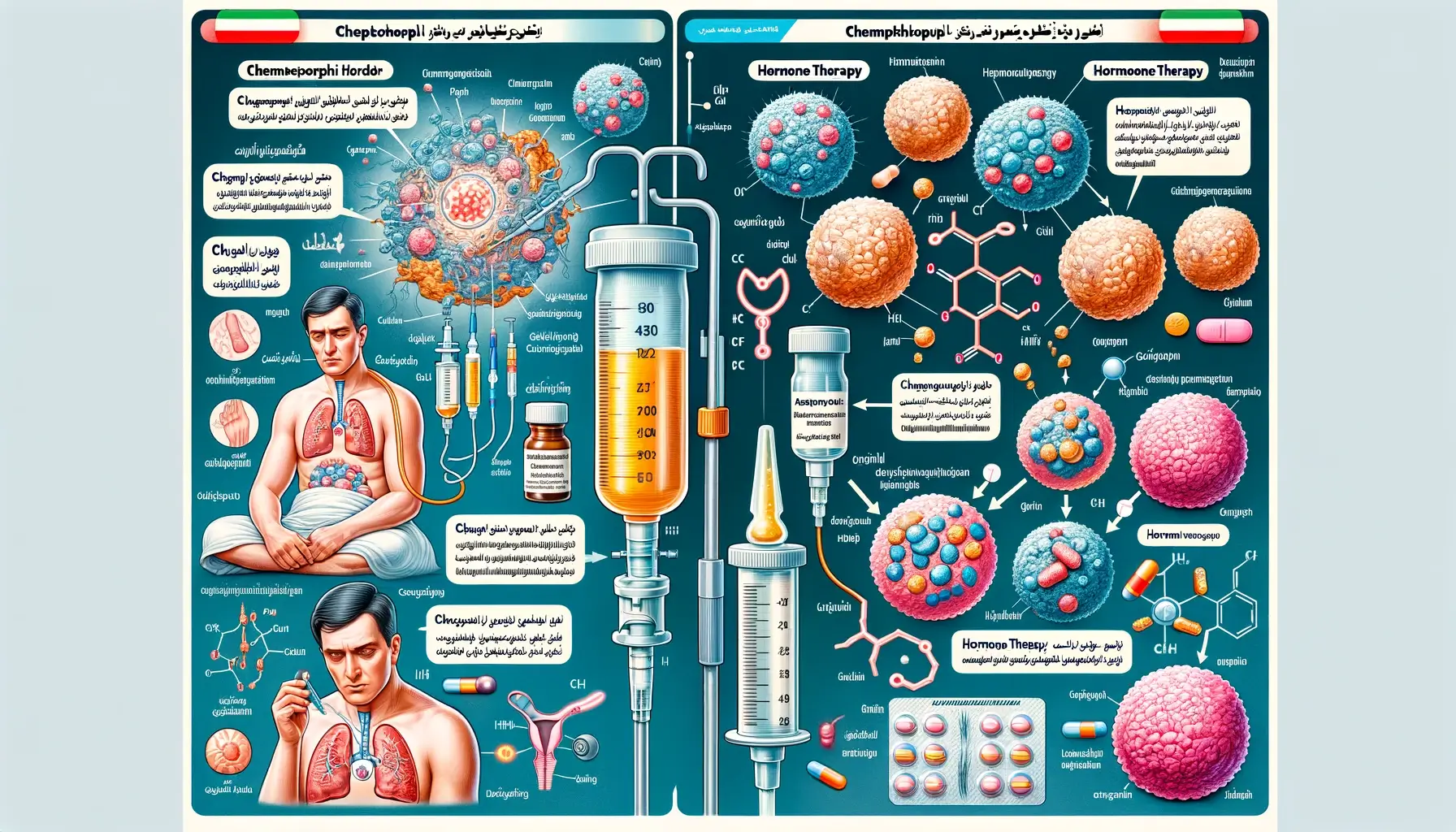تفاوت شیمی درمانی و هورمون درمانی