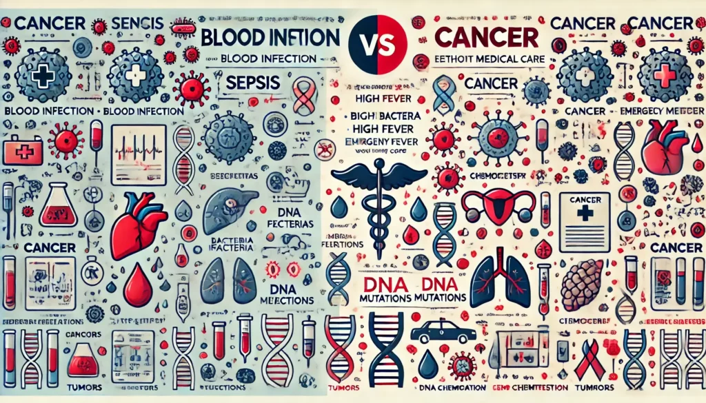 آیا عفونت خون همان سرطان است