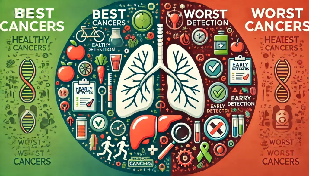 بهترین و بدترین سرطان‌ها