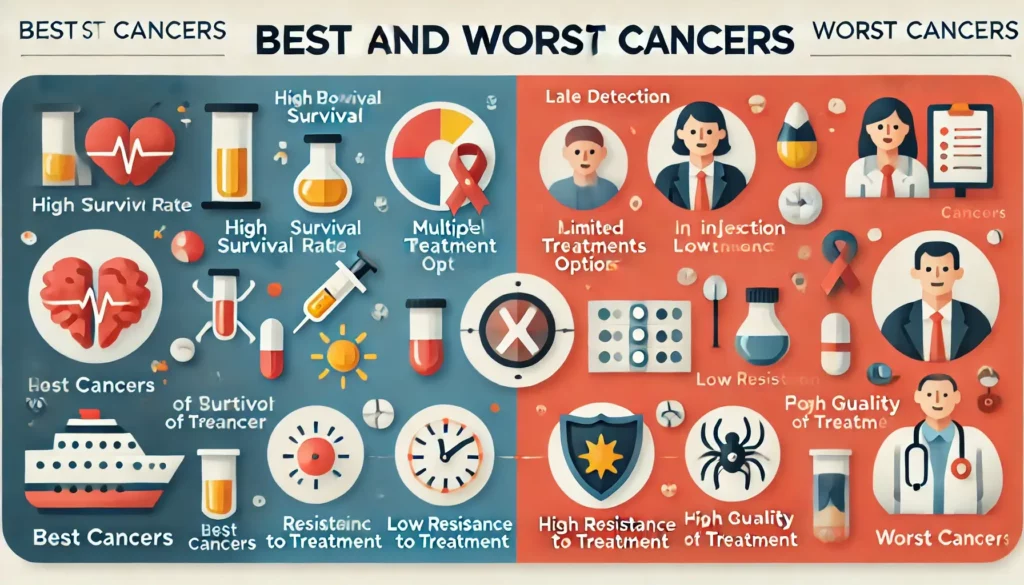 سرطان‌هایی با بالاترین نرخ بقا