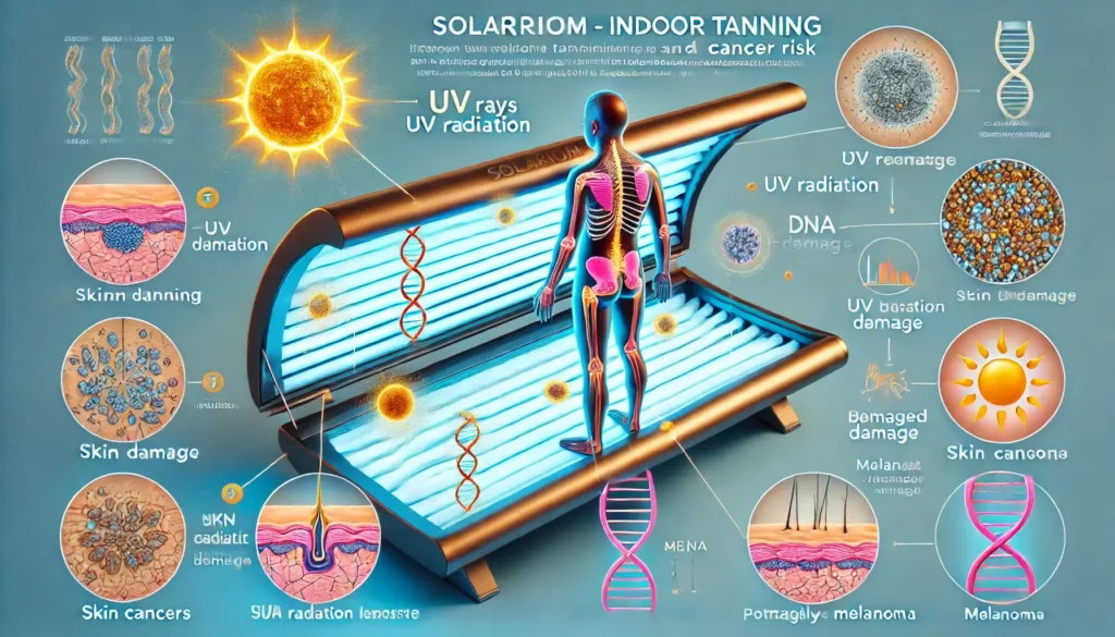 سولاریوم و سرطان پوست