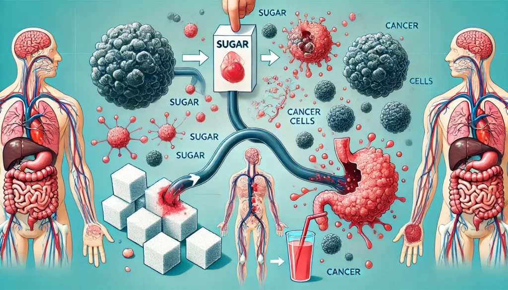 تاثیر شکر در گسترش سرطان