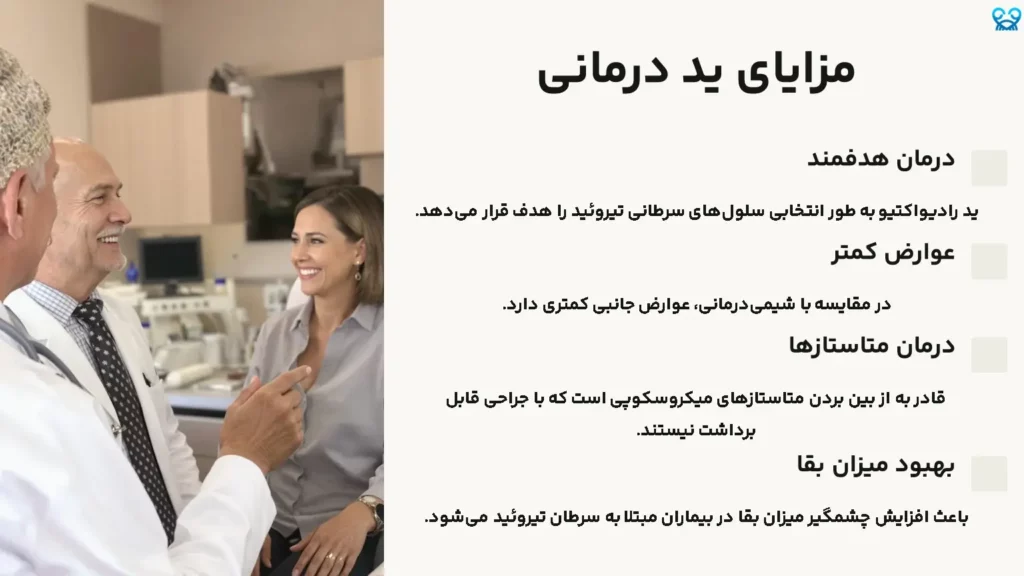 مزایای ید درمانی
