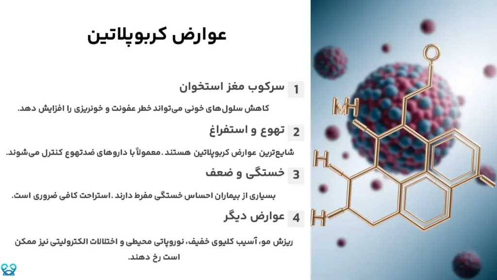 عوارض کربوپلاتین