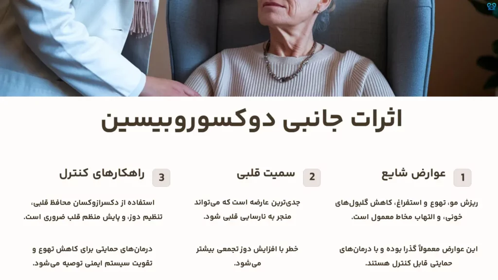 اثرات جانبی دوکسوروبیسین