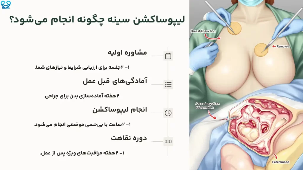 لیپوساکشن سینه