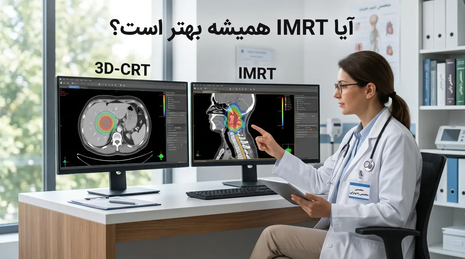 تفاوت رادیوتراپی سه‌بعدی (3D-CRT) و IMRT