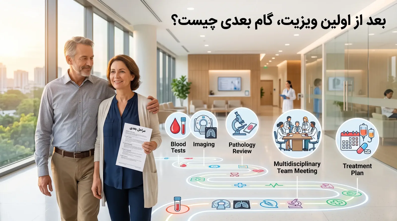 اولین ویزیت انکولوژیست