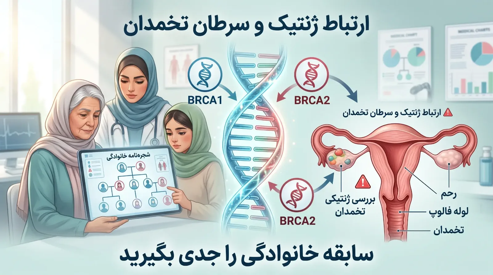 چرا تشخیص زودهنگام سرطان تخمدان دشوار است؟